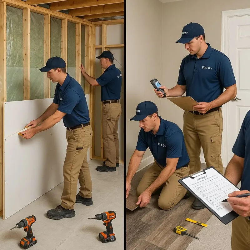 Repairs and Reconstruction process in Lowell, AR
